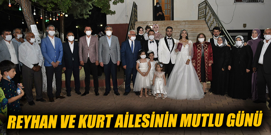 Reyhan ve Kurt ailesinin mutlu günü Gaziantep Son Dakika Haberleri