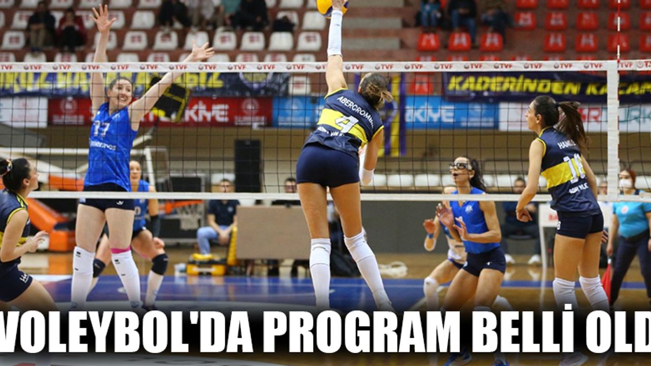 Voleybol'da Program Belli Oldu - Gaziantep Son Dakika Haberleri ...