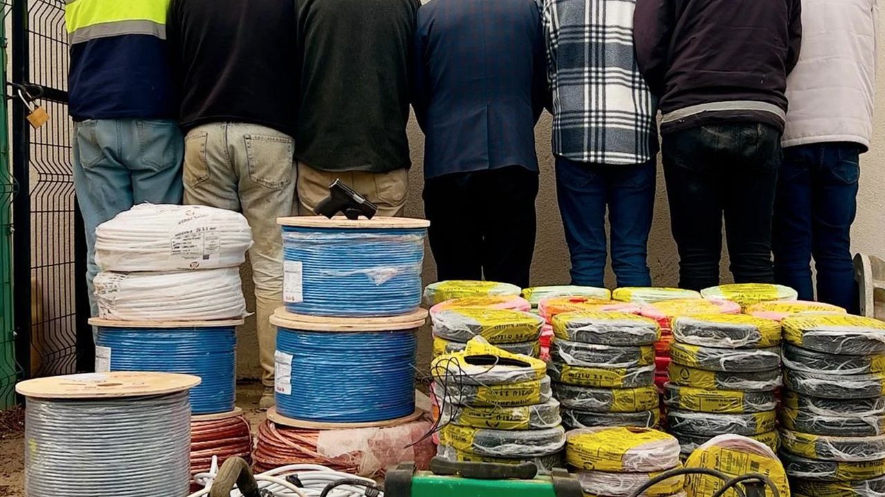 Elektrik kablosu hırsızlarına ağır darbe