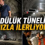 Dülük tüneli hızla ilerliyor