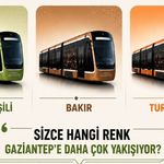 Tramvayların renkleri oylamada