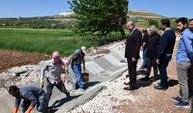 Oğuzeli'nde çiftçiye sulama kanalı müjdesi