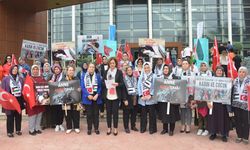 AK Partili kadınlar Gazze için seslendi