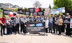 Filistin’e destek yürüyüşü
