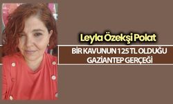 BİR KAVUNUN 125 TL OLDUĞU GAZİANTEP GERÇEĞİ