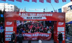 Binler Gazi Maraton'un da koştu