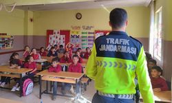 Öğrencilere trafik eğitimi