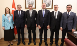 Sağlık bakanıyla buluştular