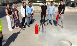 Nizip’te yangın tatbikatı