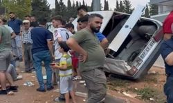 Kontrolden çıkıp, direğe çarptı