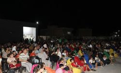 'Açık Hava Sinema Etkinliği' eğlendirdi