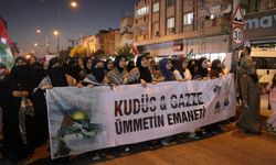 Gazze için yürüdüler