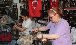 Kadınlar bakır işleme ustası oldular