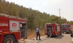 Mesire alanında yangın çıktı