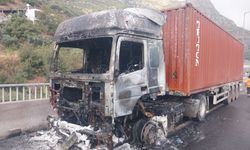 Tırda çıkan yangın söndürüldü