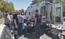 6 araç çarpıştı, 2 kişi yaralandı