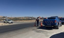 Karayolunda ticari araç kazası