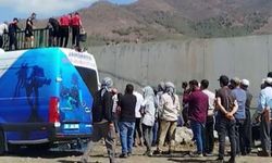 Sulama kanalında can verdi