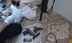 Bağ evine kaçak silah operasyon