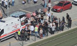 Yolun karşısına geçemedi