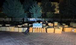 7 ton kaçak tütün ele geçirildi