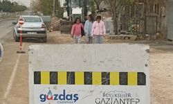 Çevre yolunda doğalgaz çalışması hızlandı