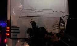 Otoyolda korkutan kaza