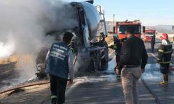 Seyir halindeyken yandı