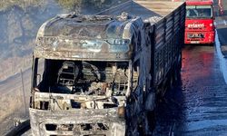 Tırda çıkan yangın söndürüldü