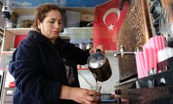 Balıklı’nın tek kadın çaycısı