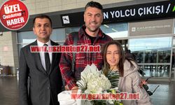 Burak Yılmaz’a çiçekli karşılama