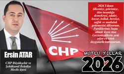 Ersin ATAR'dan yeni yıl mesajı