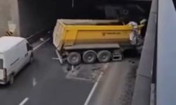 Kontrolden çıkıp, alt geçide çarptı