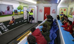 Öğrencilere trafik eğitimi