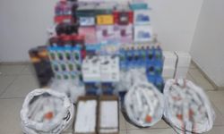 Piyasa değeri 1,3 milyon TL’lik kaçak eşya