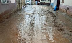 Araban'da yollar çamura bulandı