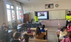 Öğrencilere trafik eğitimi