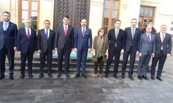 Suriye ziyareti öncesi Vali Kalaylı ile buluştular