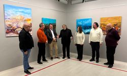 Sessizliğin renk dili sergisi açıldı