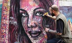 Perde ve halılar sanat eserine dönüştü