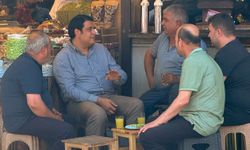 Başkan Elmacı pazarına gitti