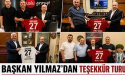 Başkan Yılmaz’dan teşekkür turu