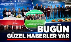 Bugün güzel haberler var