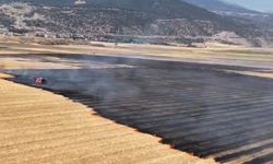 Korkutan tarla yangını