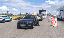 Yol uygulamasında yakalandılar