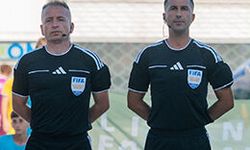 Plaj futbolunda hakem gururu