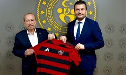 Başkan'dan müdür Şahin’e ziyaret
