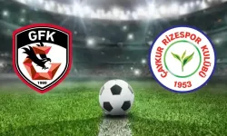 Gaziantep FK - Çaykur Rizespor canlı anlatım