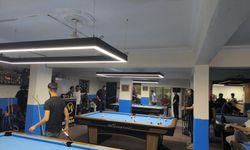 Gaziantepli sporcuların bilardo heyecanı