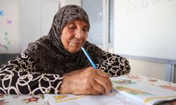 Okuma yazmayı 78’inde öğrendi